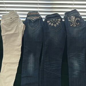 Skinny miss me  jeans low rise $55 each